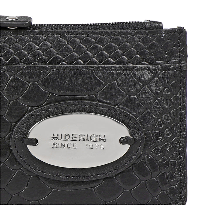 Natalie W1 Black Leather Card Holder