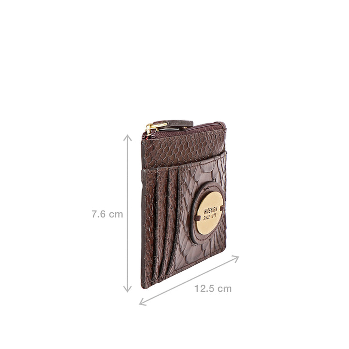 Natalie W1 Brown Leather Card Holder