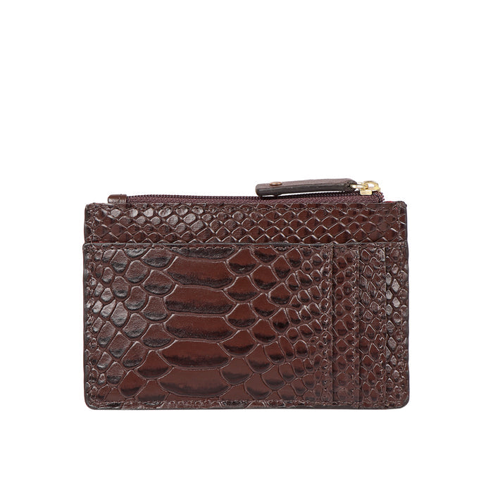 Natalie W1 Brown Leather Card Holder