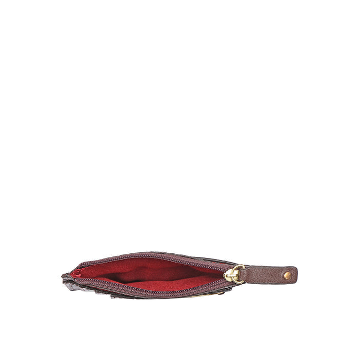 Natalie W1 Brown Leather Card Holder