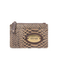 Natalie W1 White Leather Card Holder