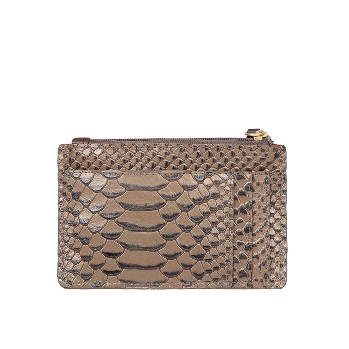 Natalie W1 White Leather Card Holder