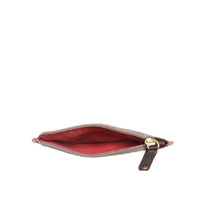 Natalie W1 White Leather Card Holder