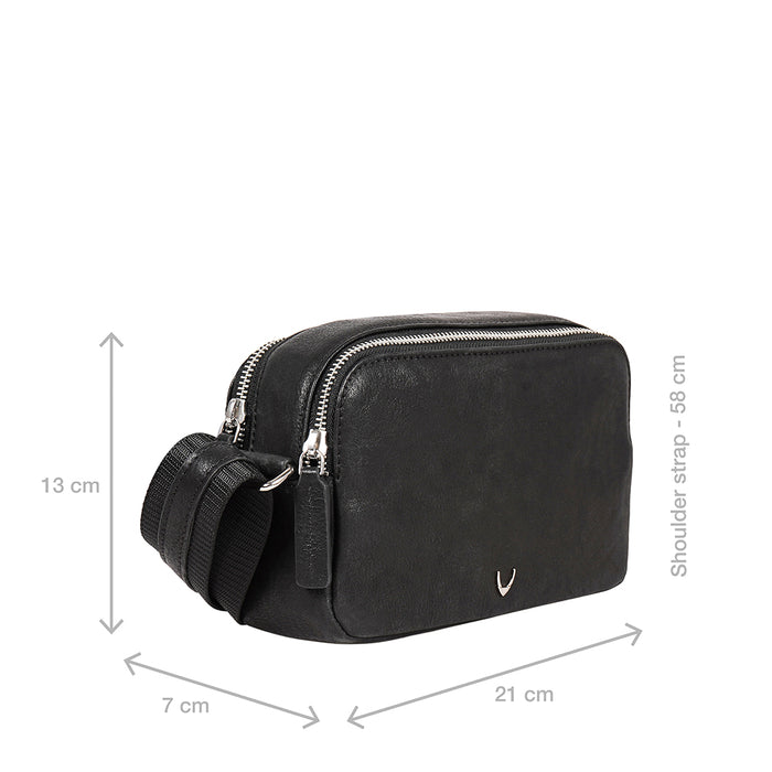Navigli 01 Black Leather Crossbody