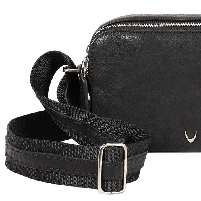 Navigli 01 Black Leather Crossbody