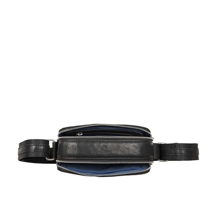 Navigli 01 Black Leather Crossbody