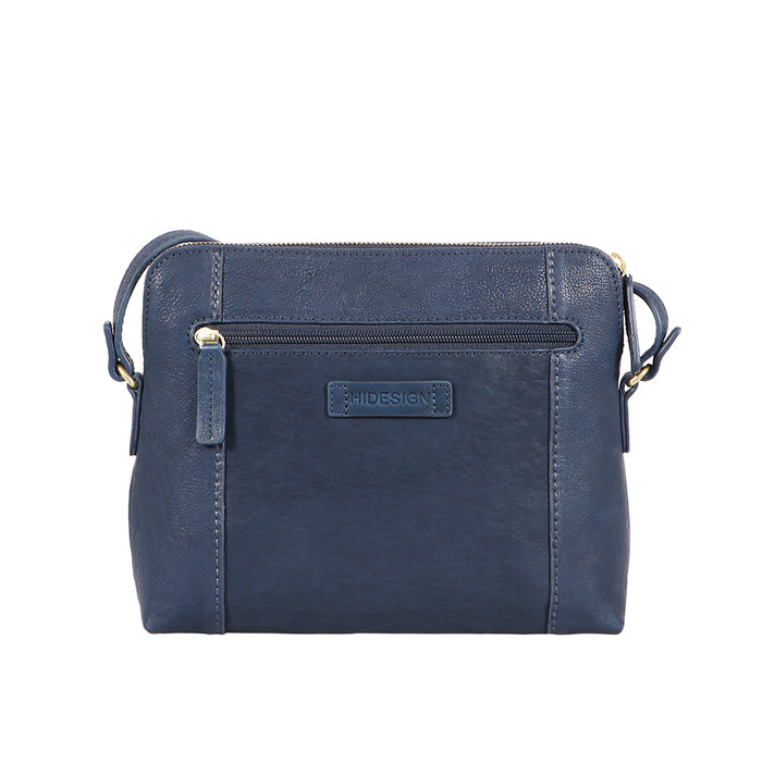 Navigli 02 Blue Leather Sling Bag