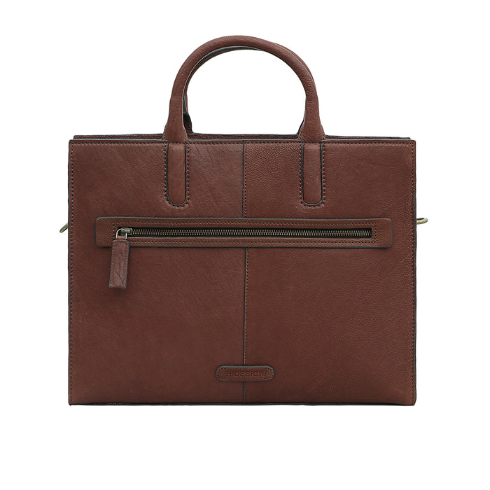 Navigli 03 Medium Brown Leather  Laptop Bag
