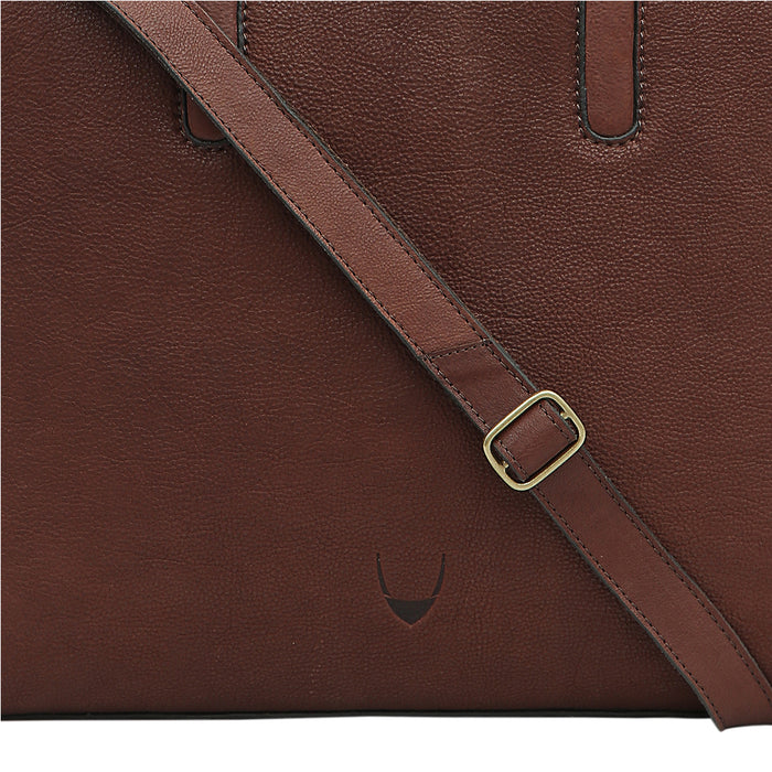 Navigli 03 Medium Brown Leather  Laptop Bag