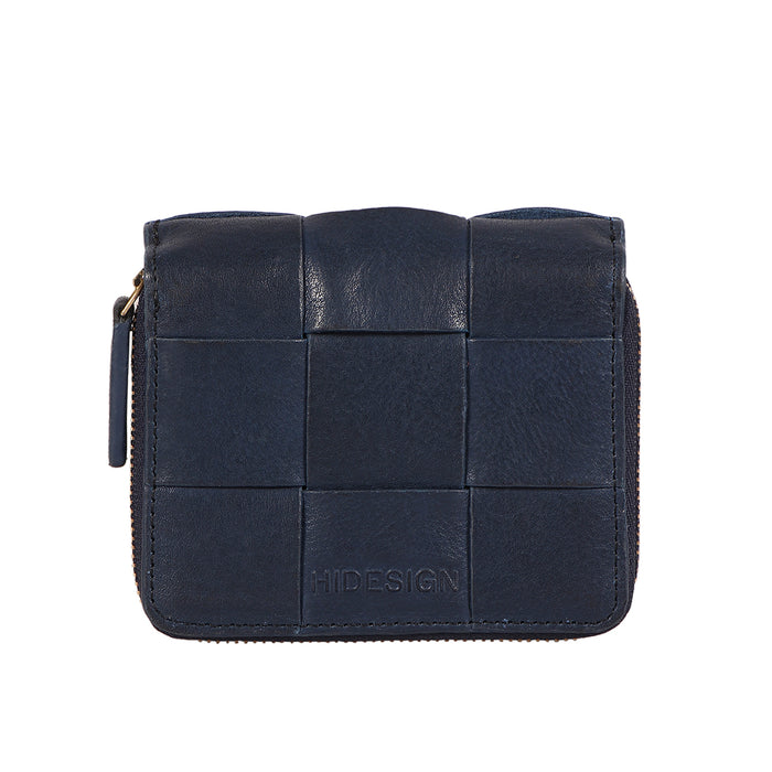 Navigli W1 Blue Leather Bi-Fold Wallet