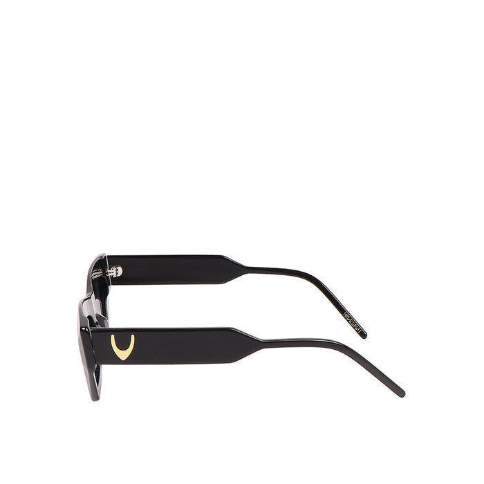 Newport Women's Black Geometric Sunglasses