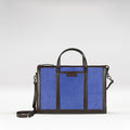 Ninon 01 Purple Leather Messenger Bag