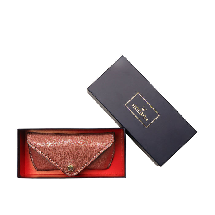 Nori Brown Leather Sunglass Holder