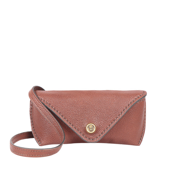 Nori Brown Leather Sunglass Holder