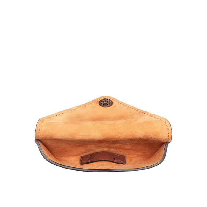 Nori Brown Leather Sunglass Holder