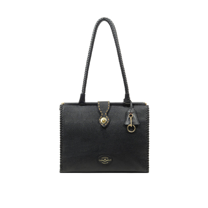 Normandie 02 Black Leather Sling Bag