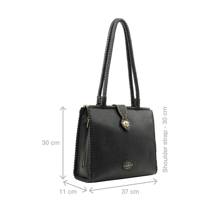 Normandie 02 Black Leather Sling Bag