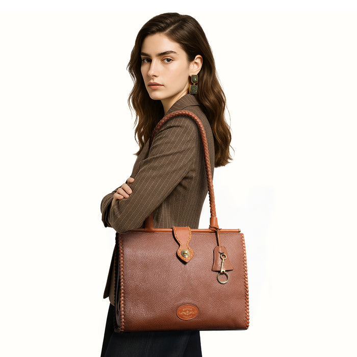 Normandie 02 Tan Leather Sling Bag
