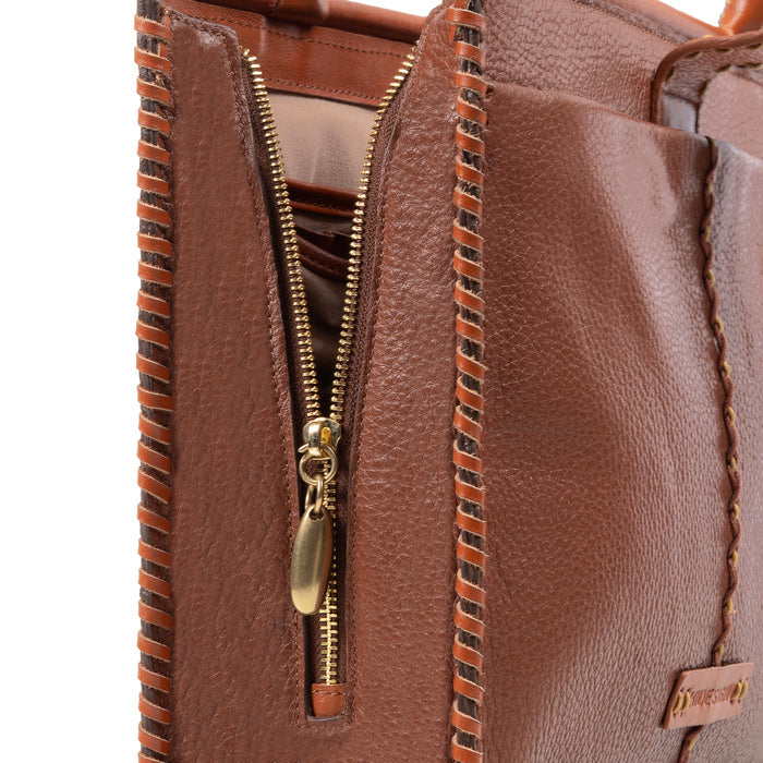 Normandie 02 Tan Leather Sling Bag