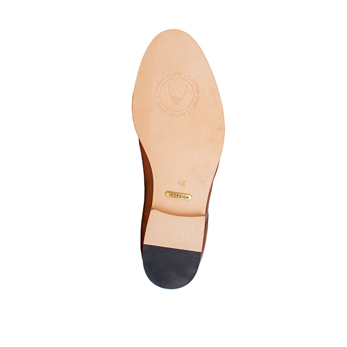 Norton Men's Tan Leather Derby Shoes