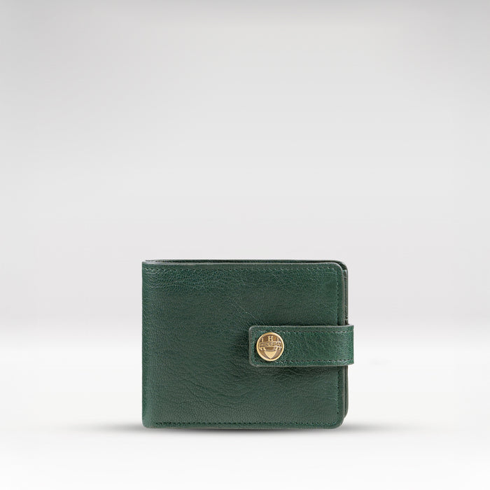 Okavango W2 Green Leather Bi-Fold Wallet
