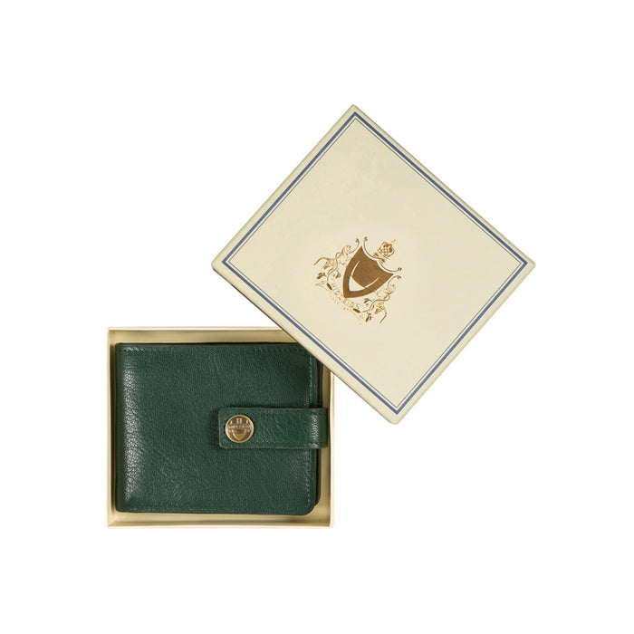 Okavango W2 Green Leather Bi-Fold Wallet