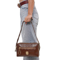 Oklahoma 02 Tan Leather Sling Bag