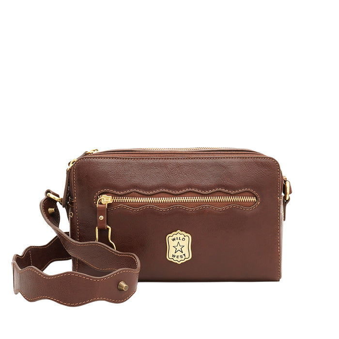 Oklahoma 02 Tan Leather Sling Bag