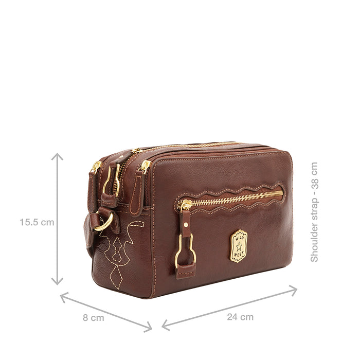 Oklahoma 02 Tan Leather Sling Bag