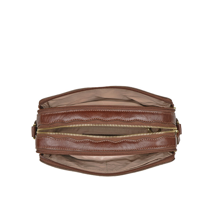 Oklahoma 02 Tan Leather Sling Bag
