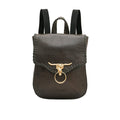 Oklahoma 03 Green Leather Backpack