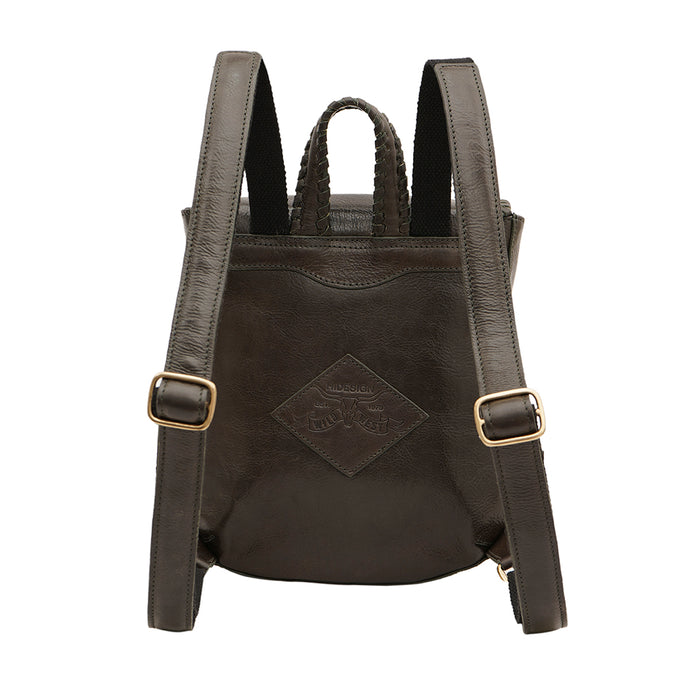 Oklahoma 03 Green Leather Backpack