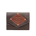 Oklahoma W1 Brown Leather Trifold Wallet