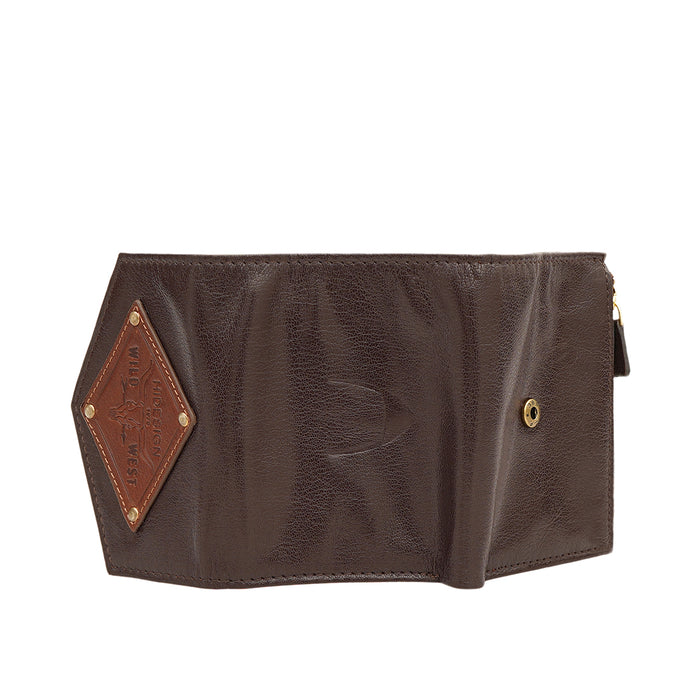 Oklahoma W1 Brown Leather Trifold Wallet
