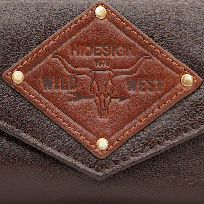 Oklahoma W1 Brown Leather Trifold Wallet