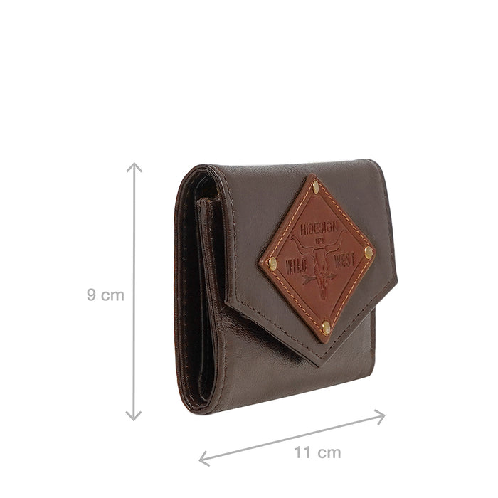 Oklahoma W1 Brown Leather Trifold Wallet