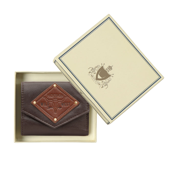 Oklahoma W1 Brown Leather Trifold Wallet
