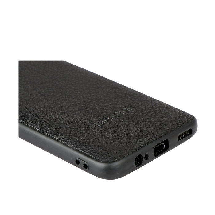 One Plus 6-Kalah Black Leather Mobile Case