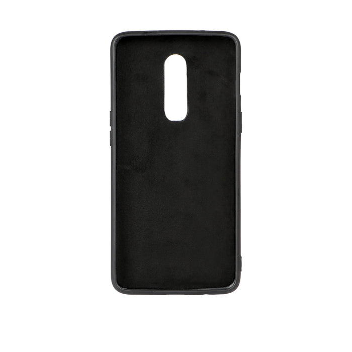 One Plus 6-Kalah Black Leather Mobile Case