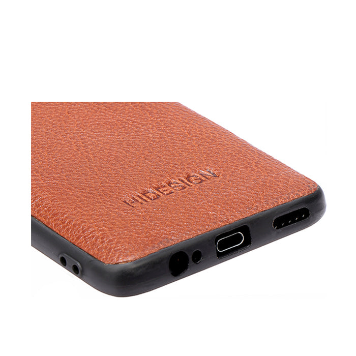 One Plus 6-Kalah Black Leather Mobile Case