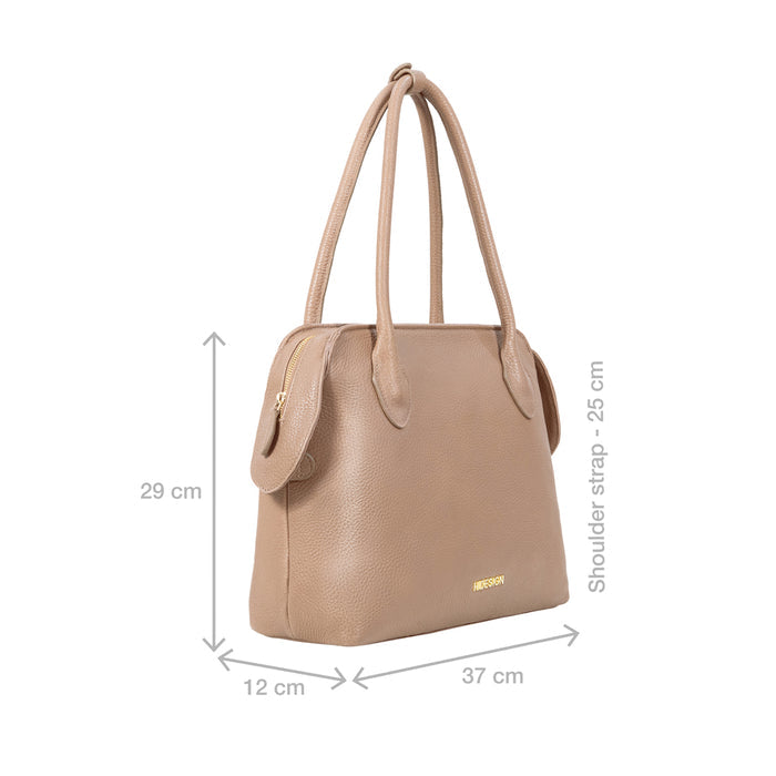 Opera 01 Nude Leather Tote Bag