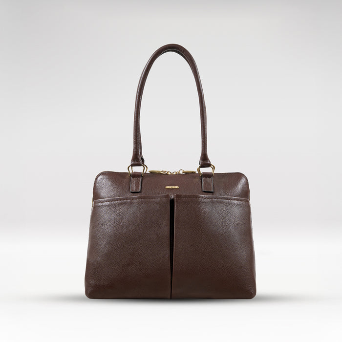 Opera 02 Brown Leather Shoulder Bag