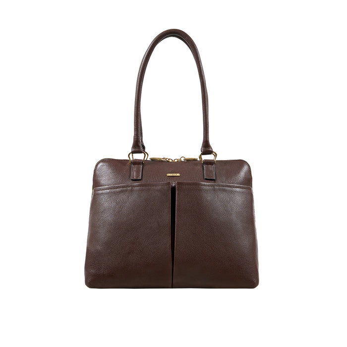 Opera 02 Brown Leather Shoulder Bag
