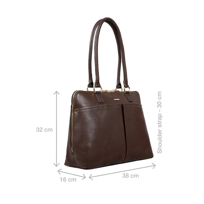 Opera 02 Brown Leather Shoulder Bag