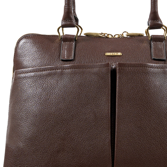 Opera 02 Brown Leather Shoulder Bag