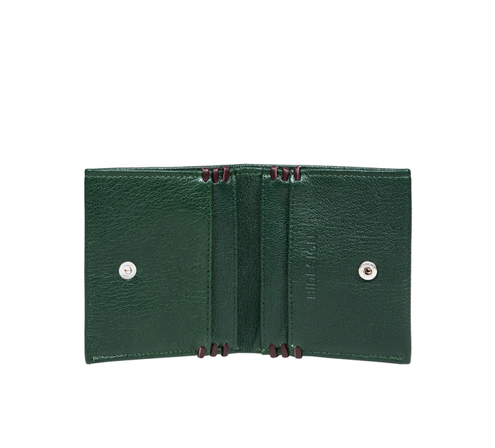 Opera W1 Green Leather Bi-Fold