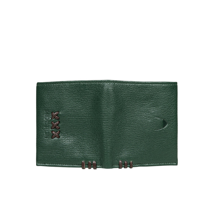 Opera W1 Green Leather Bi-Fold