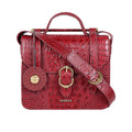 Ophelia 02 Red Leather Satchel