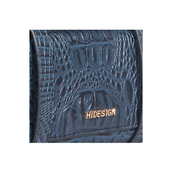 Ophelia W1 Blue Leather Sling Wallet