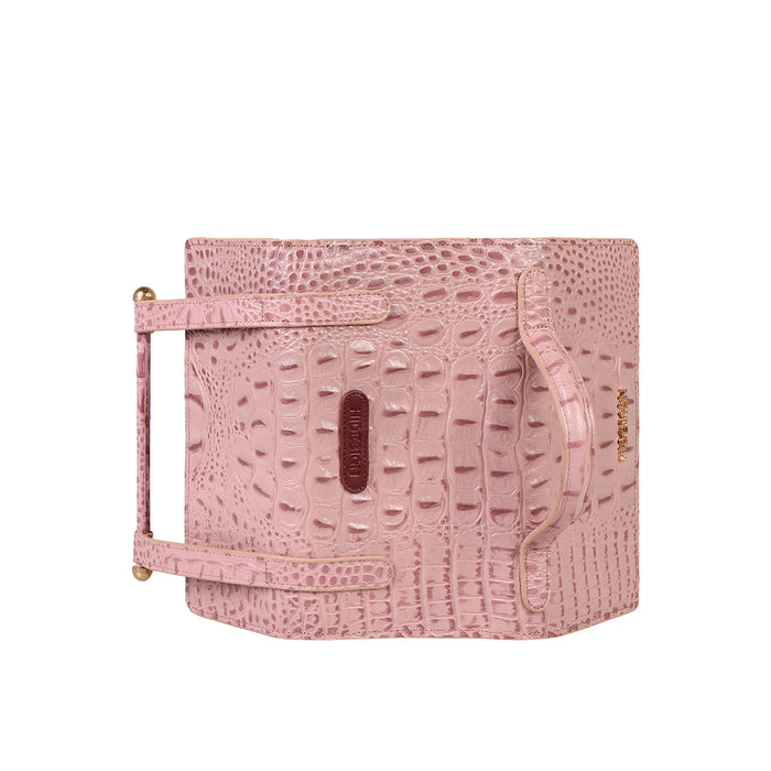 Ophelia W1 Pink Leather Sling Wallet